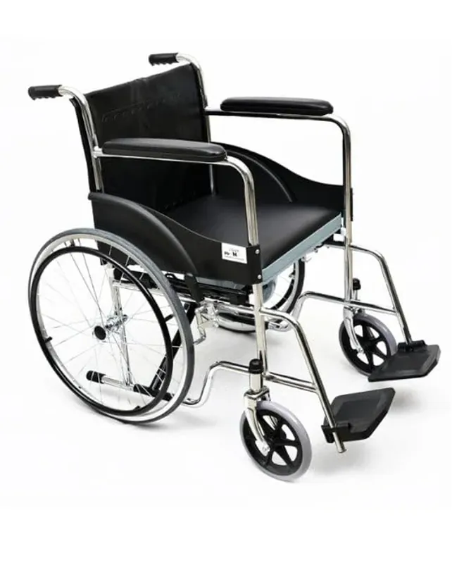  Wheelchair with Commode – U Cut Seat L