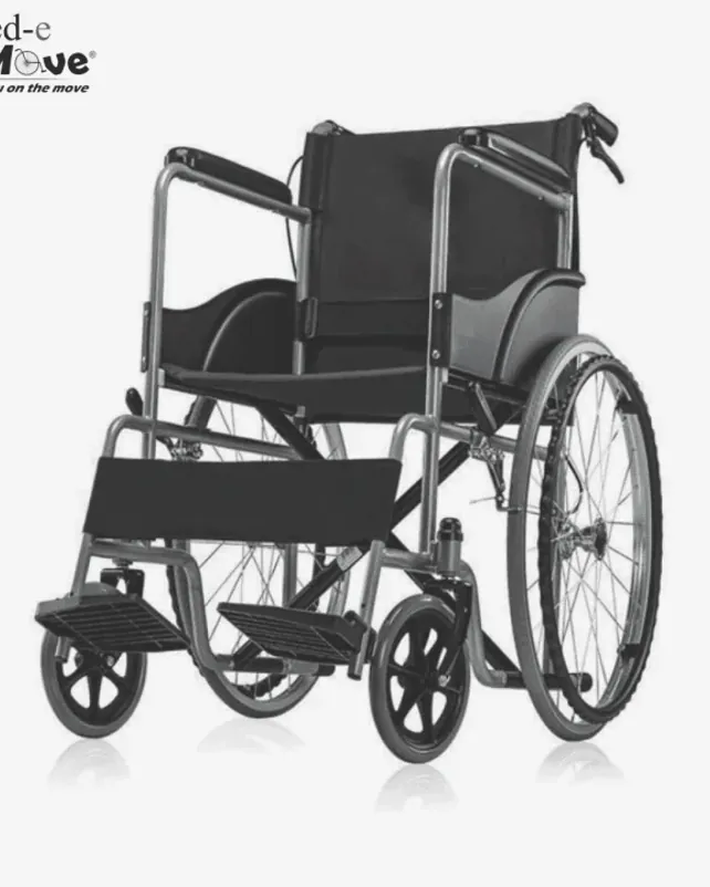 Bariatric Wheel Chair-Powder Coated/Sliver