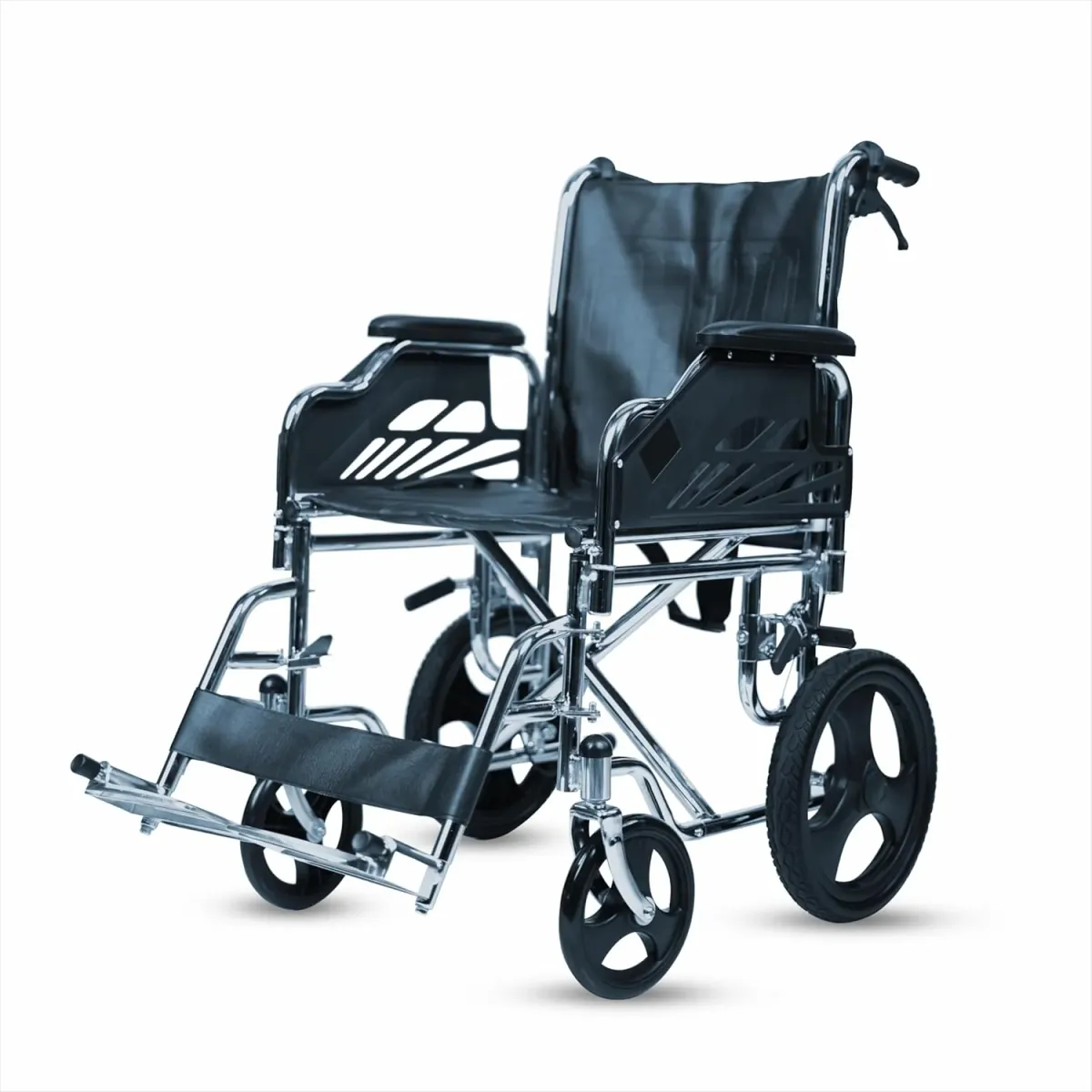 Transit Wheelchair Armrest Footrest Detachable