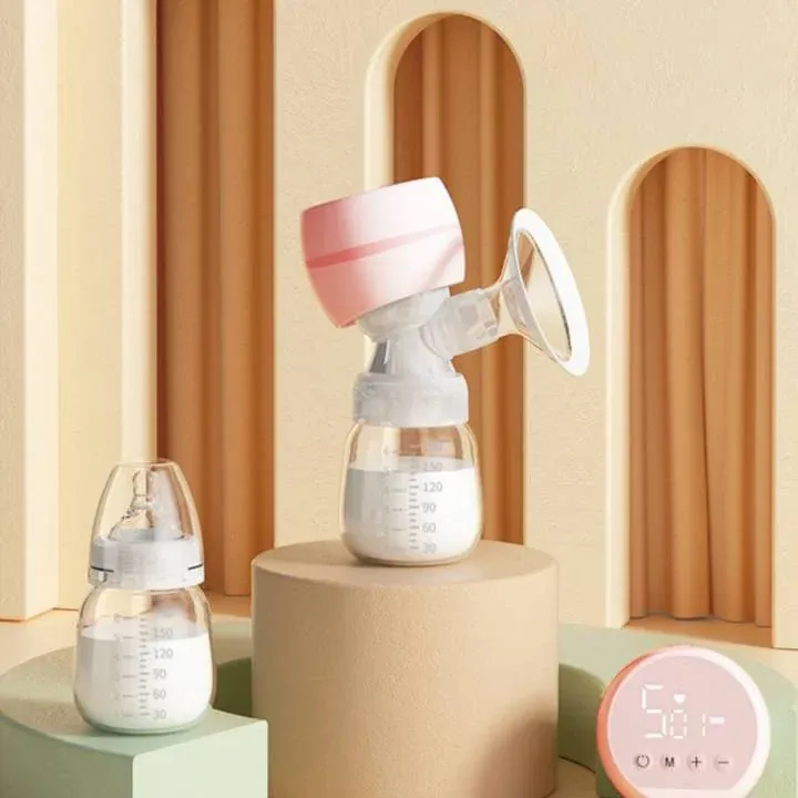 Electric Rechargeable Breast Pump with 4 Modes & 12 Suction Levels