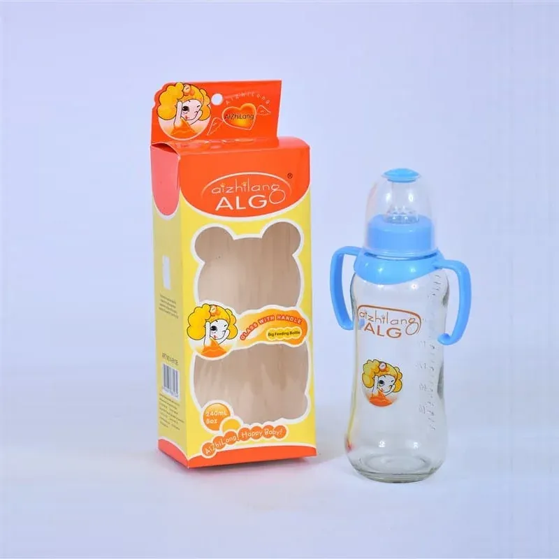 ALGO Curve Baby Feeding Bottle with Handle – 280ml