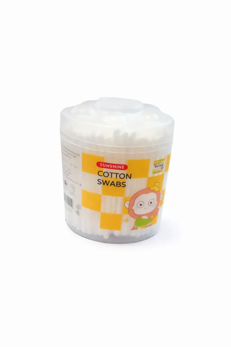Sunshine Cotton Swabs – Soft & Absorbent Cotton Buds for Hygiene and Ear Care