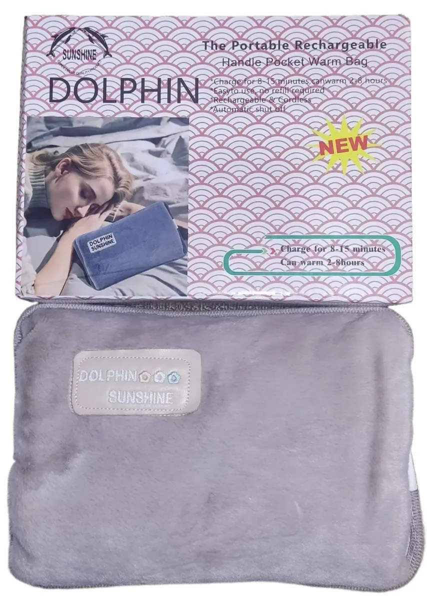 Dolphin Portable Rechargeable Warm Bag – Electric Hot Water