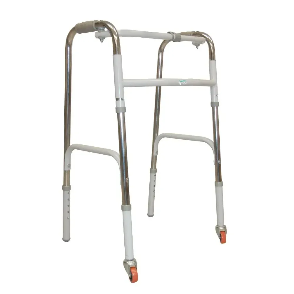 Tynor Walker Invalid’s HD (Silver) – Universal Size Folding Walker