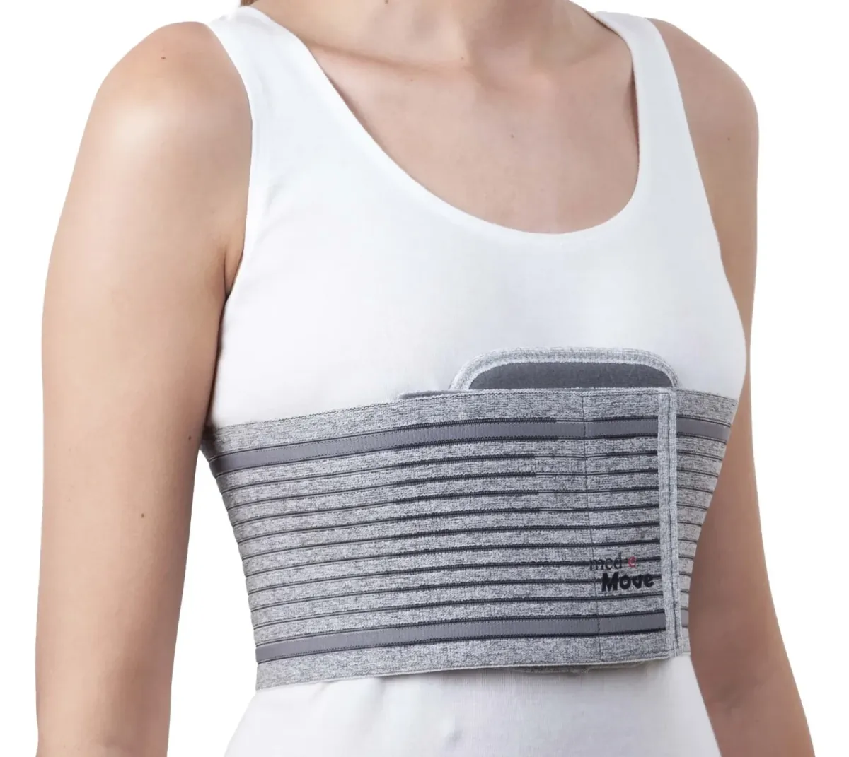 Medemove Rib Support Belt – Adjustable Elastic Rib Compression Belt