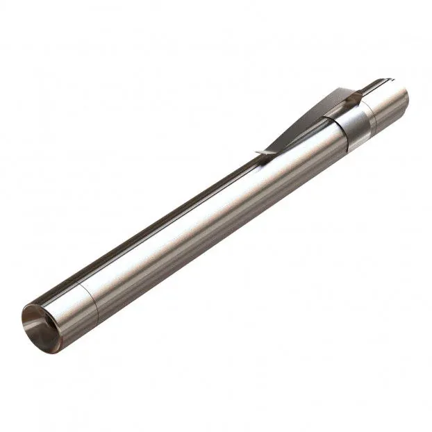 Mini Portable Pen Light LED Pocket Torch Light – Silver (Medical Penlight)