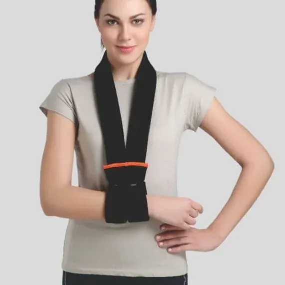 Flamingo Cuff & Collar Sling | Adjustable Wrist Support Sling for Arm Injury & Fracture Recovery