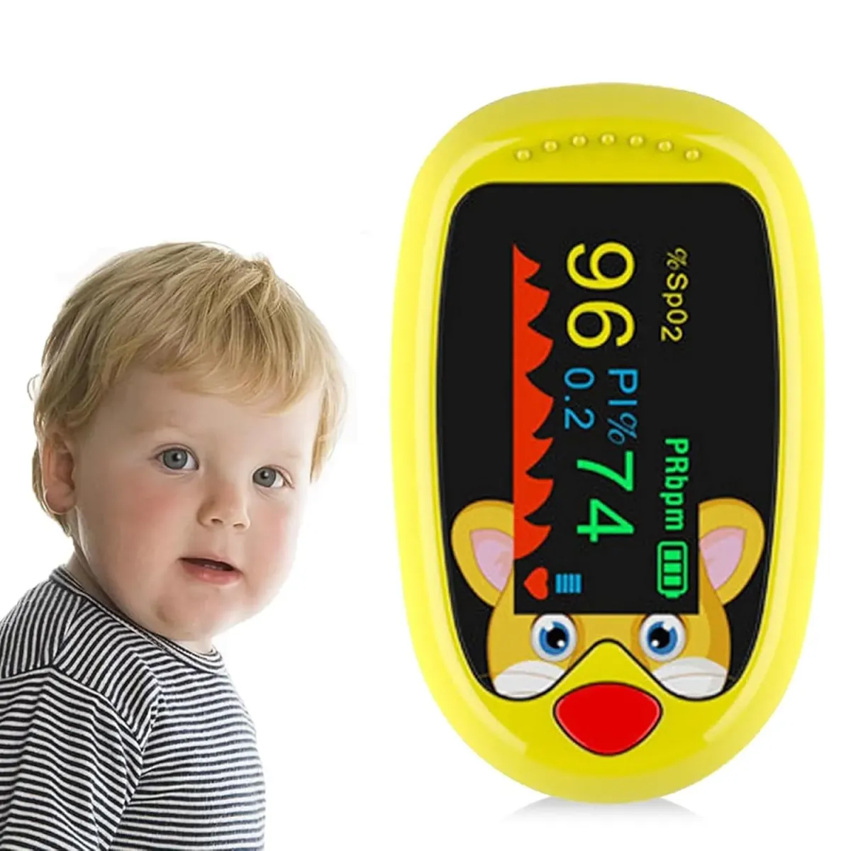 Pediatric Pulse Oximeter – Child Finger SpO₂ & Pulse Monitor