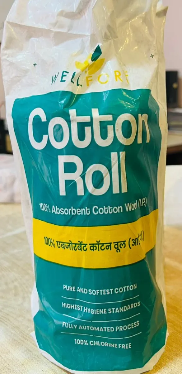 Absorbent Cotton Roll 250gm – Surgical Cotton for Wound Care & First Aid