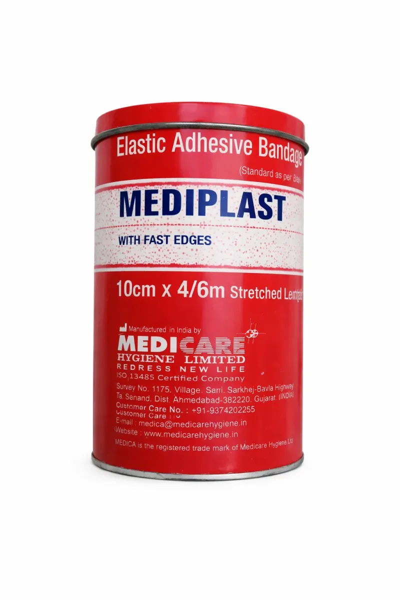 Medica Elastic Adhesive Bandage – Medical Compression & Joint Support Bandage
