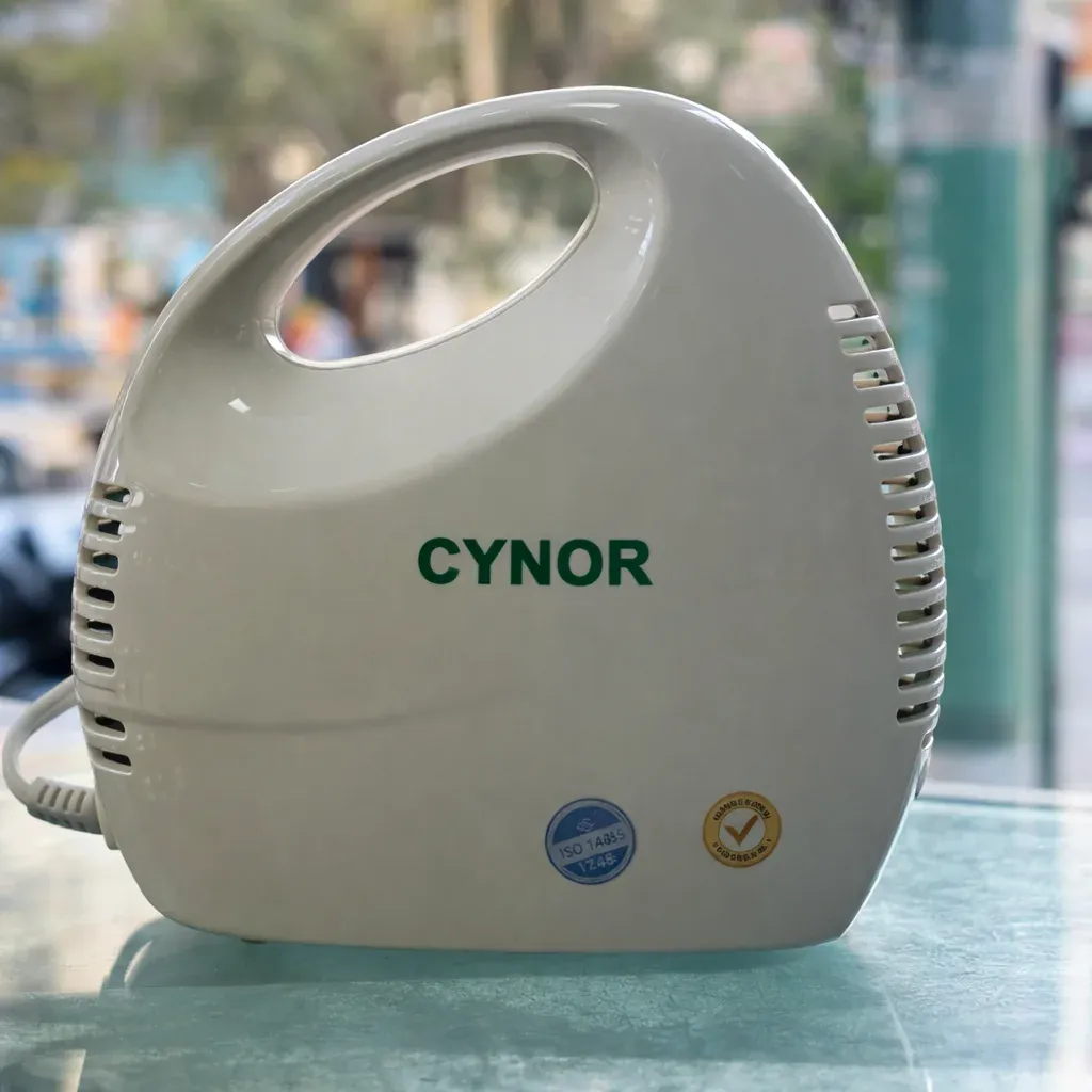 Compressor Nebulizer Machine – Piston Type Respiratory Therapy Device for Asthma, COPD & Breathing Treatment