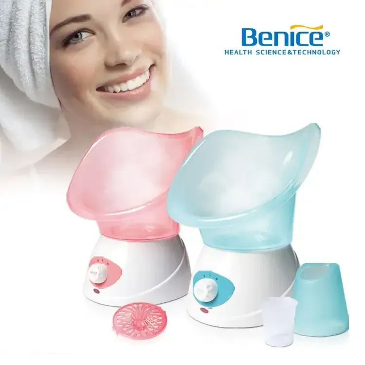 Benice 3 in 1 Facial Steamer Sauna Vaporizer Machine – Home Beauty Spa & Steam Inhaler for Skin Care, Cold & Sinus Relief