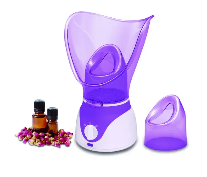 Face Steamer – Nano Hot Mist Facial Steamer for Deep Pore Cleansing, Hydration & Cold Relief
