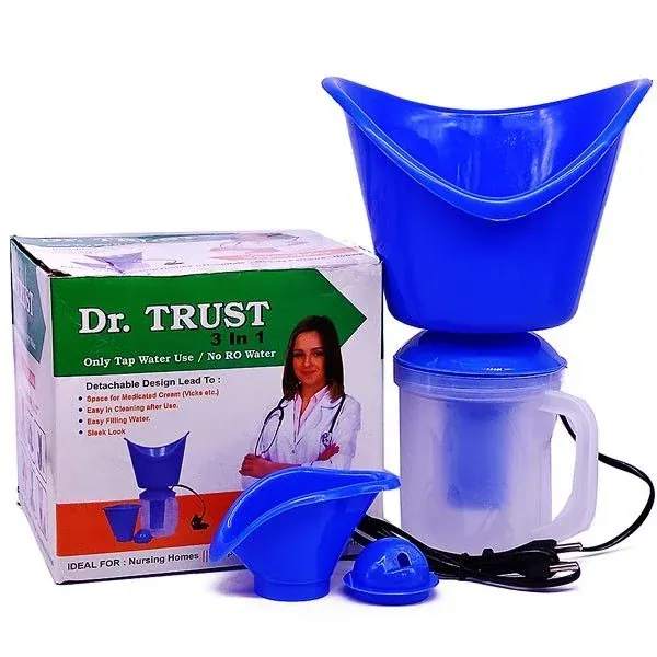 Dr. Trust Vaporizer Facial Steamer – Home Spa Steam Inhaler for Skin Care, Cold, Cough & Sinus Relief