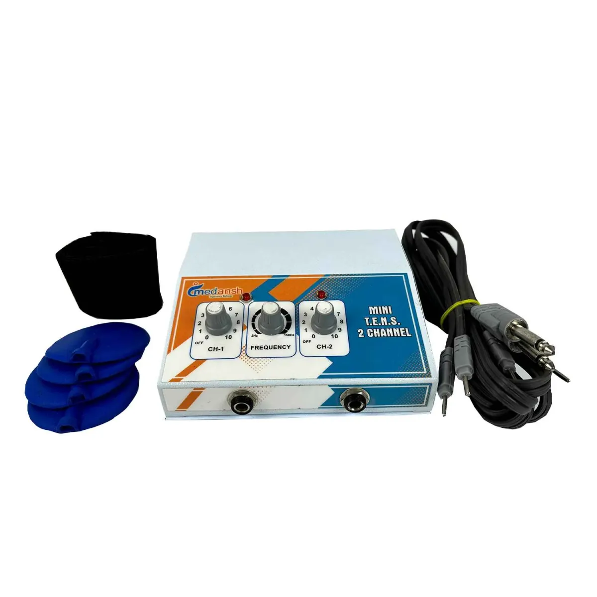 Portable 2 Channel TENS Electrotherapy Machine – Pain Relief Physiotherapy Device
