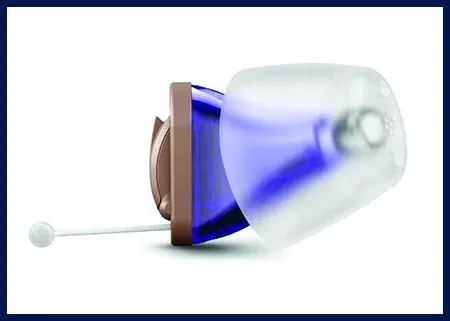 Signia Prompt Click CIC (RT) Hearing Aid  Compact. Discreet. Powerful Hearing Solution.