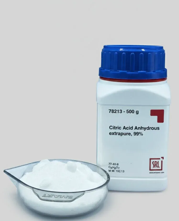 Citric Acid Anhydrous extrapure, 99% (78213)  500gm 